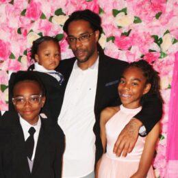 Marcus Angelo Bryant and his three children